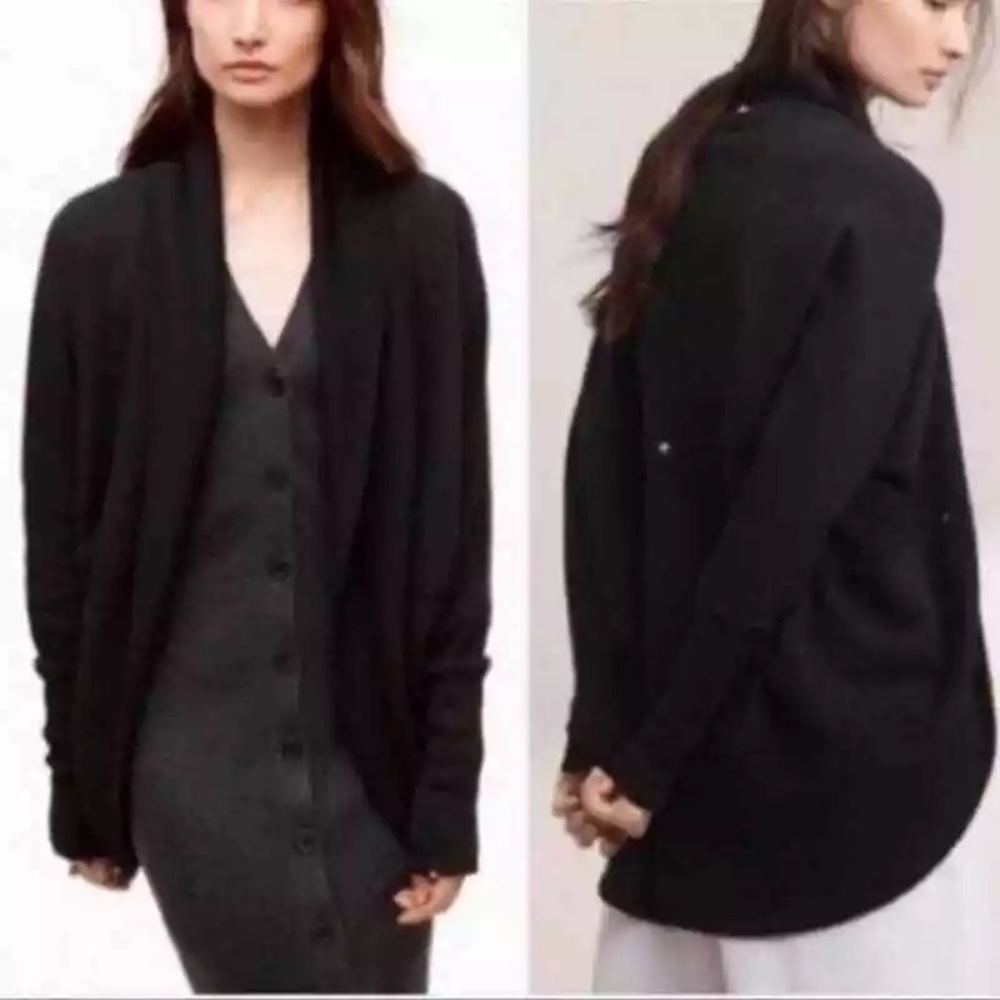 ARITZIA Wilfred Diderot Cocoon Sweater Cardigan Black XXS